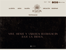 Tablet Screenshot of lagruta.mx